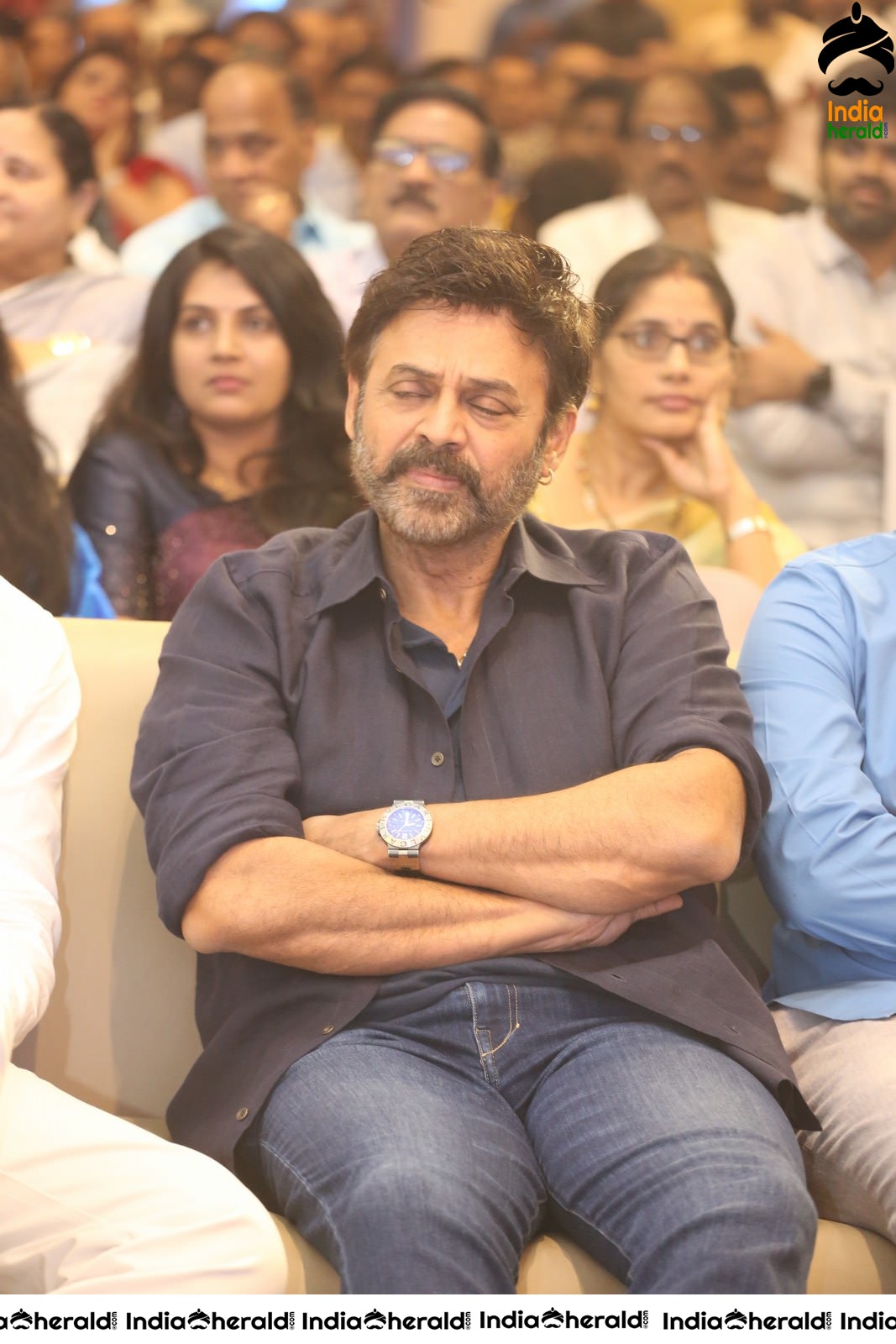 Various Expressions of Actor Victory Venkatesh at the Mismatch event