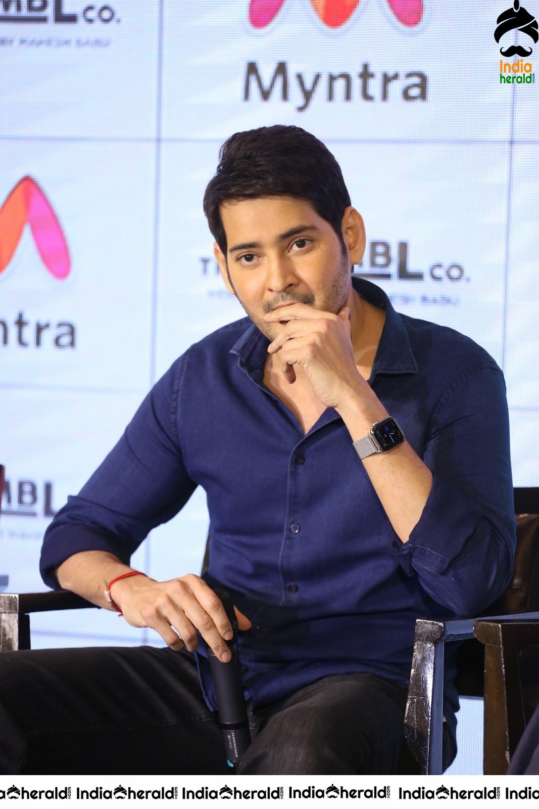 Various Looks of Mahesh Babu during the launch of his Apparell Brand Set 2