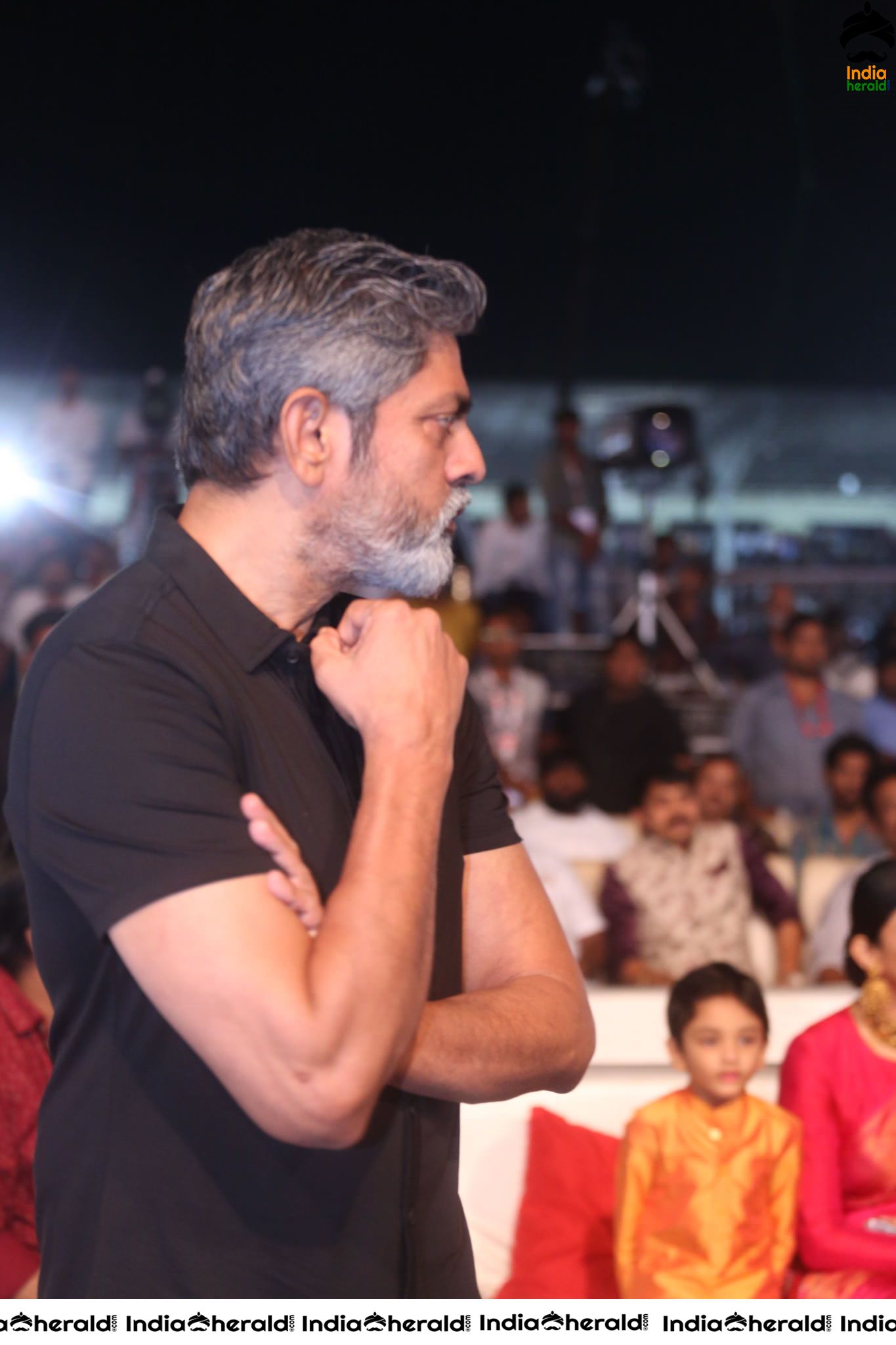 Various Moods of Actor Jagapathi Babu during a function Set 1