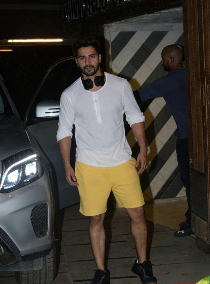 Varun Dhawan Seen At A Gym