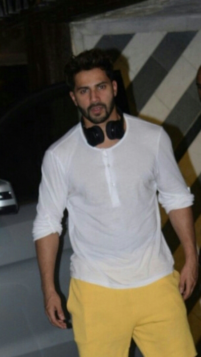 Varun Dhawan Seen At A Gym