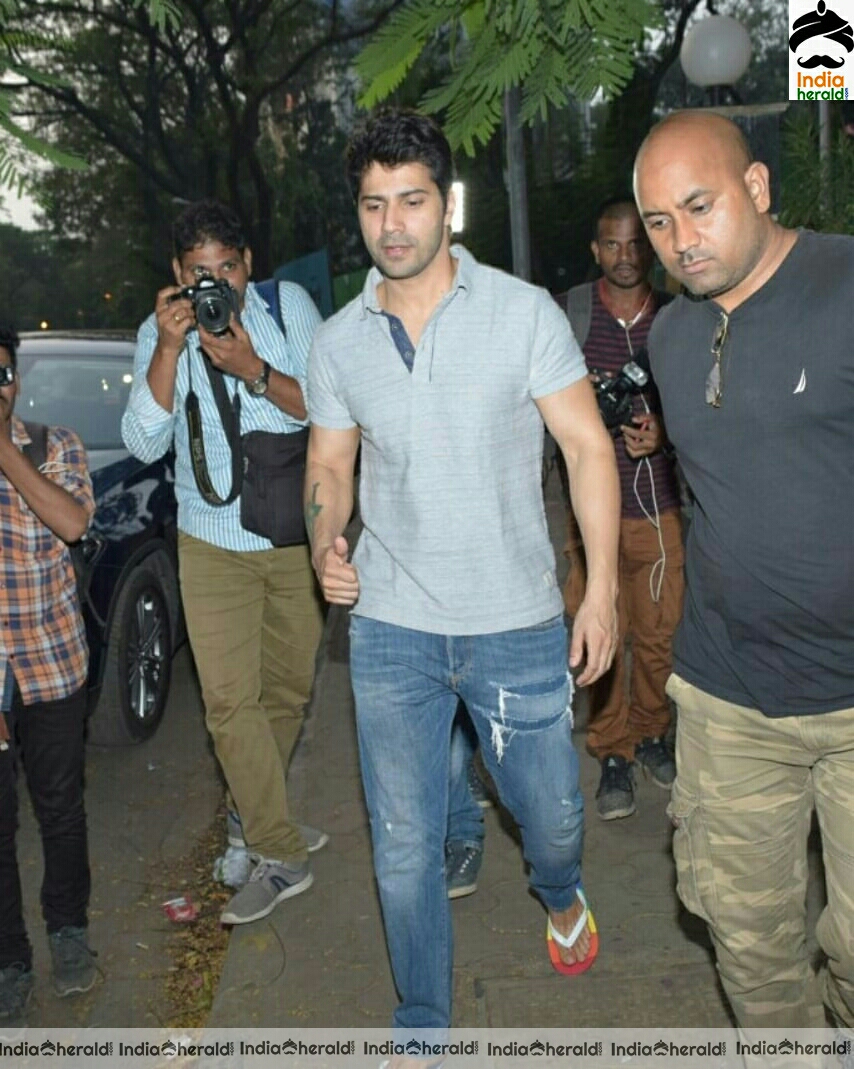 Varun Dhawan Spotted At His Office In Juhu