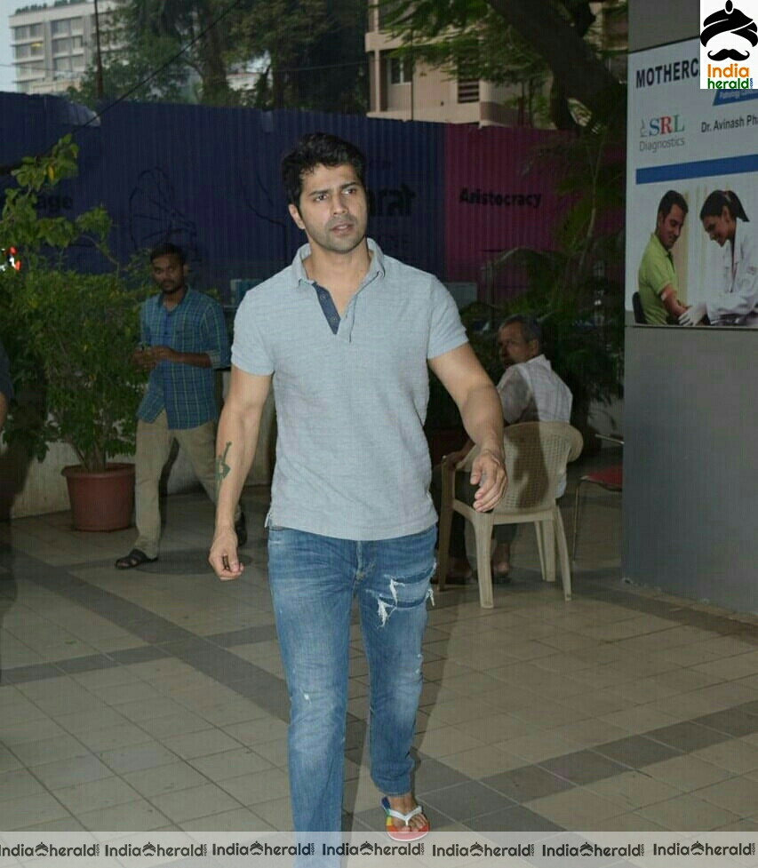 Varun Dhawan Spotted At His Office In Juhu