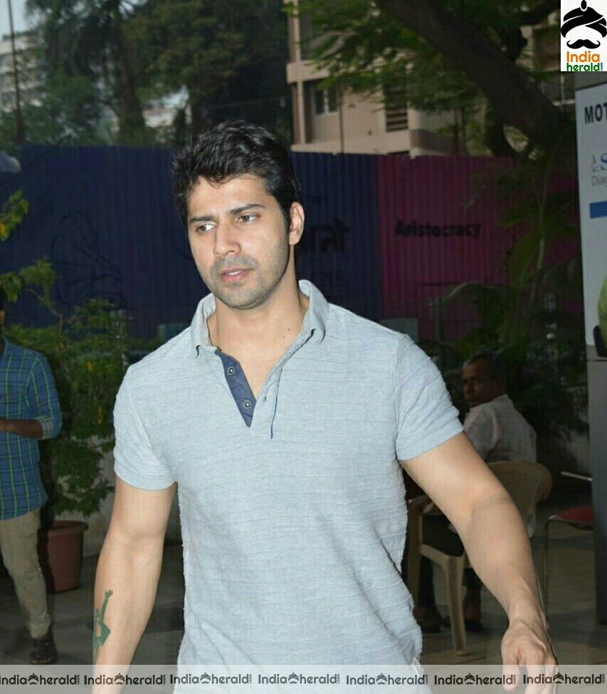 Varun Dhawan Spotted At His Office In Juhu