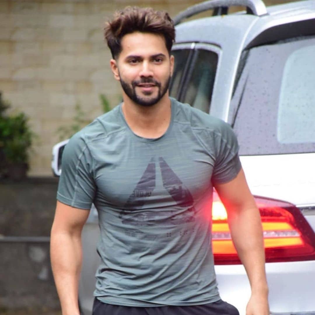 Varun Dhawan Spotted Outside A Hotel In Mumbai