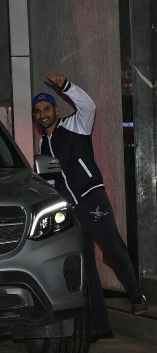 Varun Dhawan Spotted Outside In Andheri