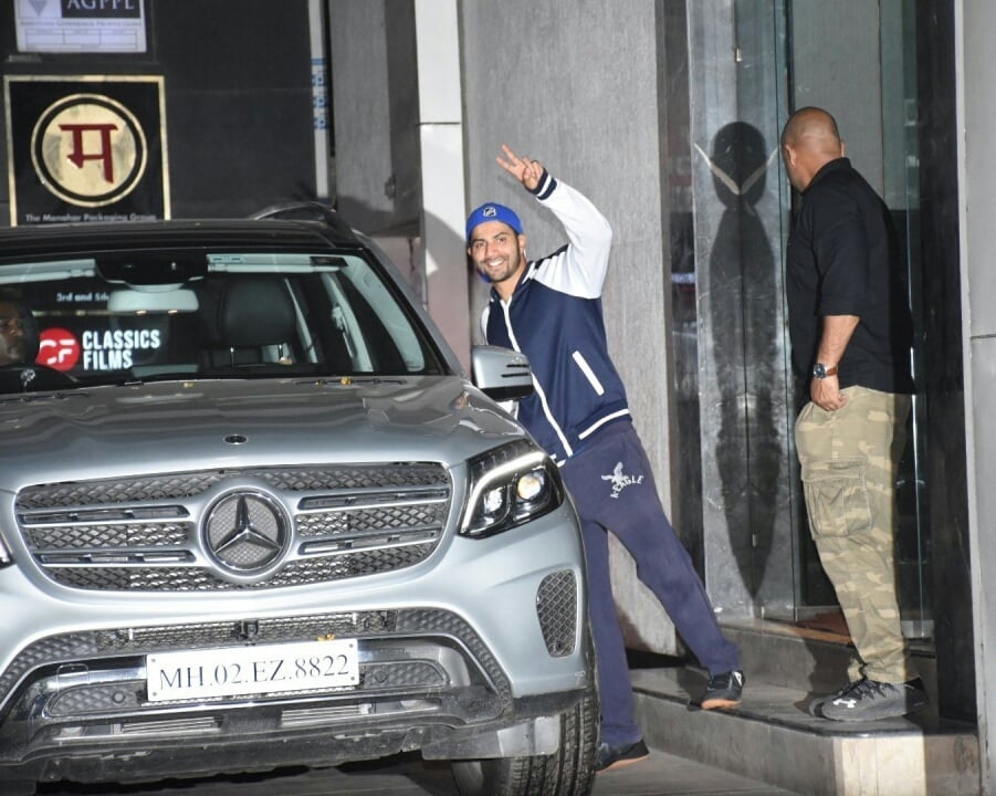 Varun Dhawan Spotted Outside In Andheri