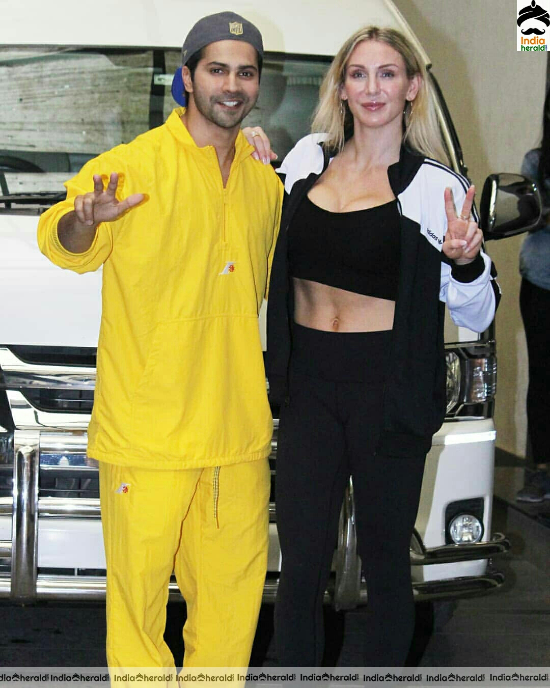 Varun Dhawan Spotted With International Wrestler Charlotte Flair In Mumbai