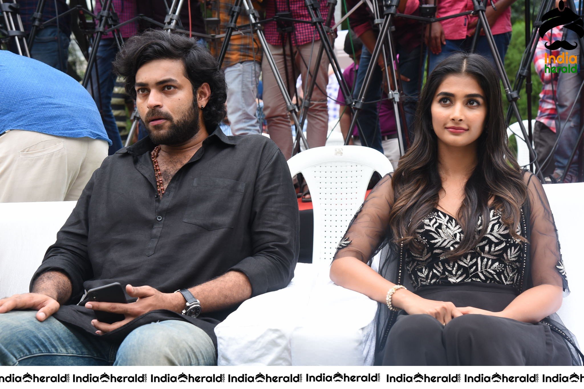 Varun Tej And Pooja Hegde Make A Lovely Pair In Black