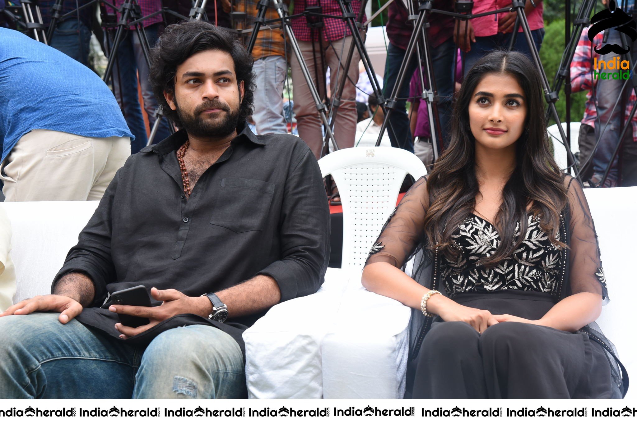 Varun Tej And Pooja Hegde Make A Lovely Pair In Black