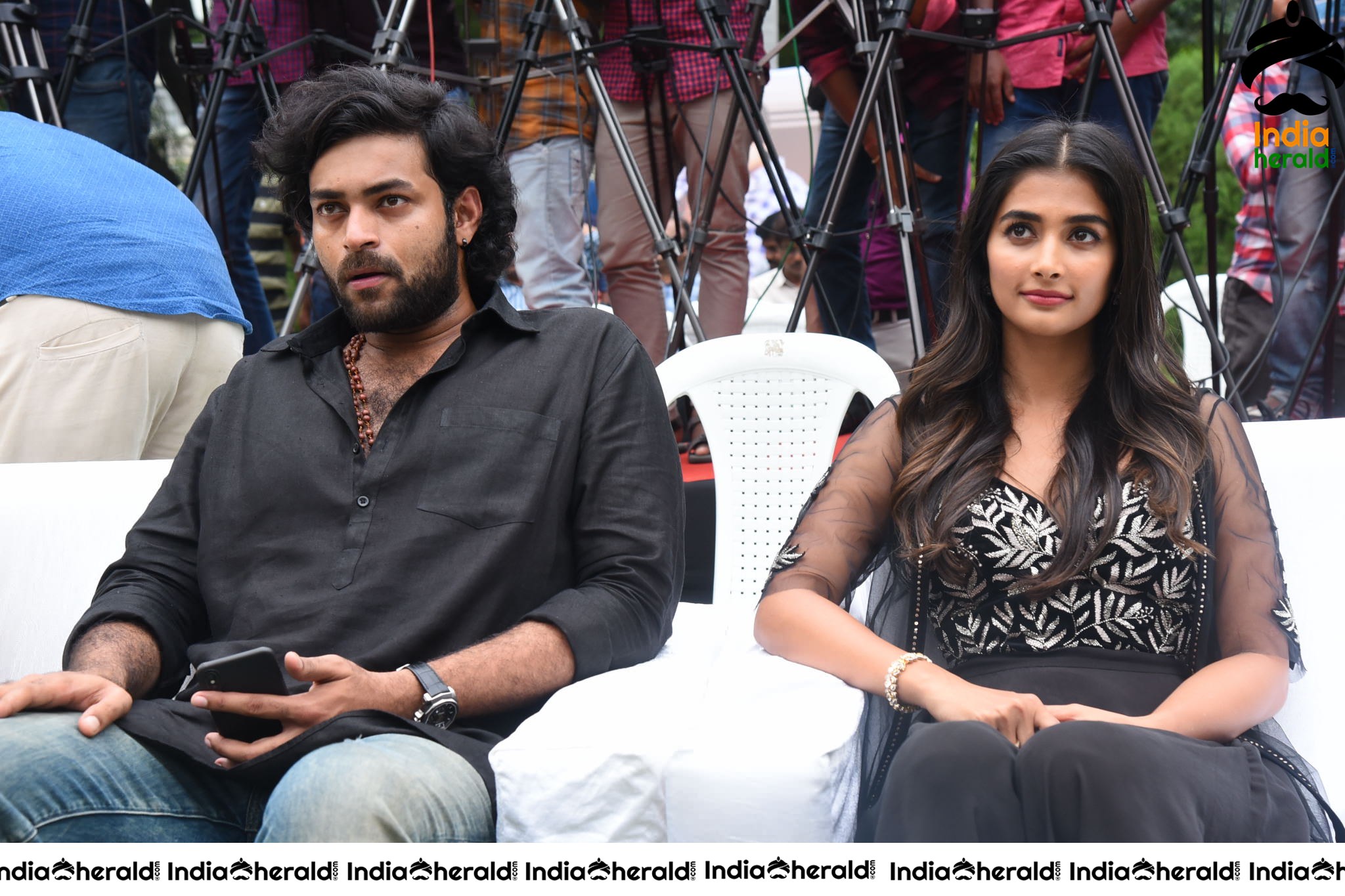 Varun Tej And Pooja Hegde Make A Lovely Pair In Black