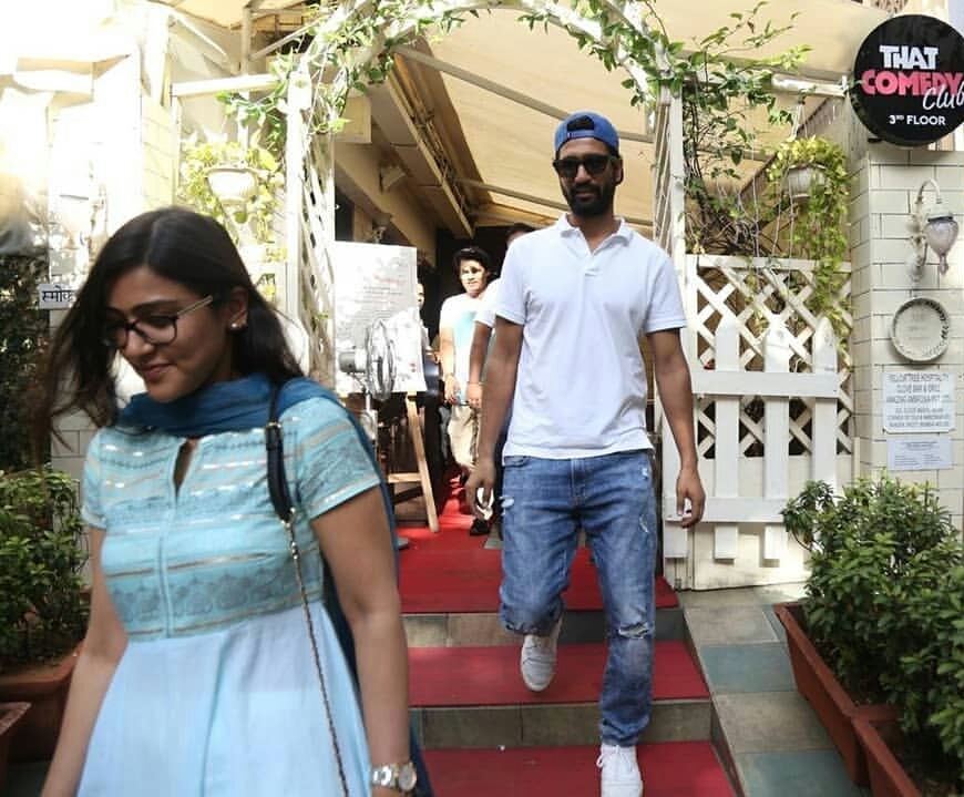 Vicky Kaushal Seen At Bandra