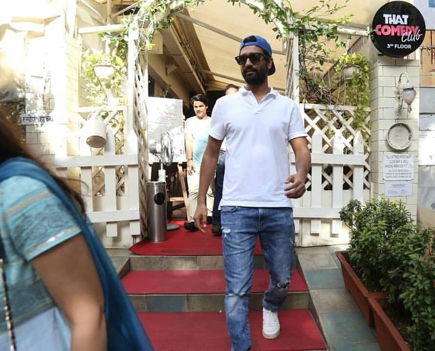 Vicky Kaushal Seen At Bandra