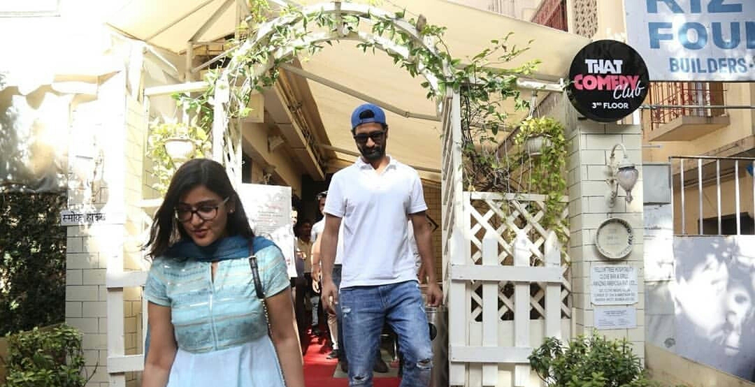 Vicky Kaushal Seen At Bandra