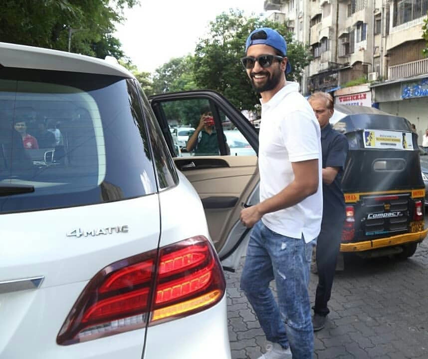 Vicky Kaushal Seen At Bandra