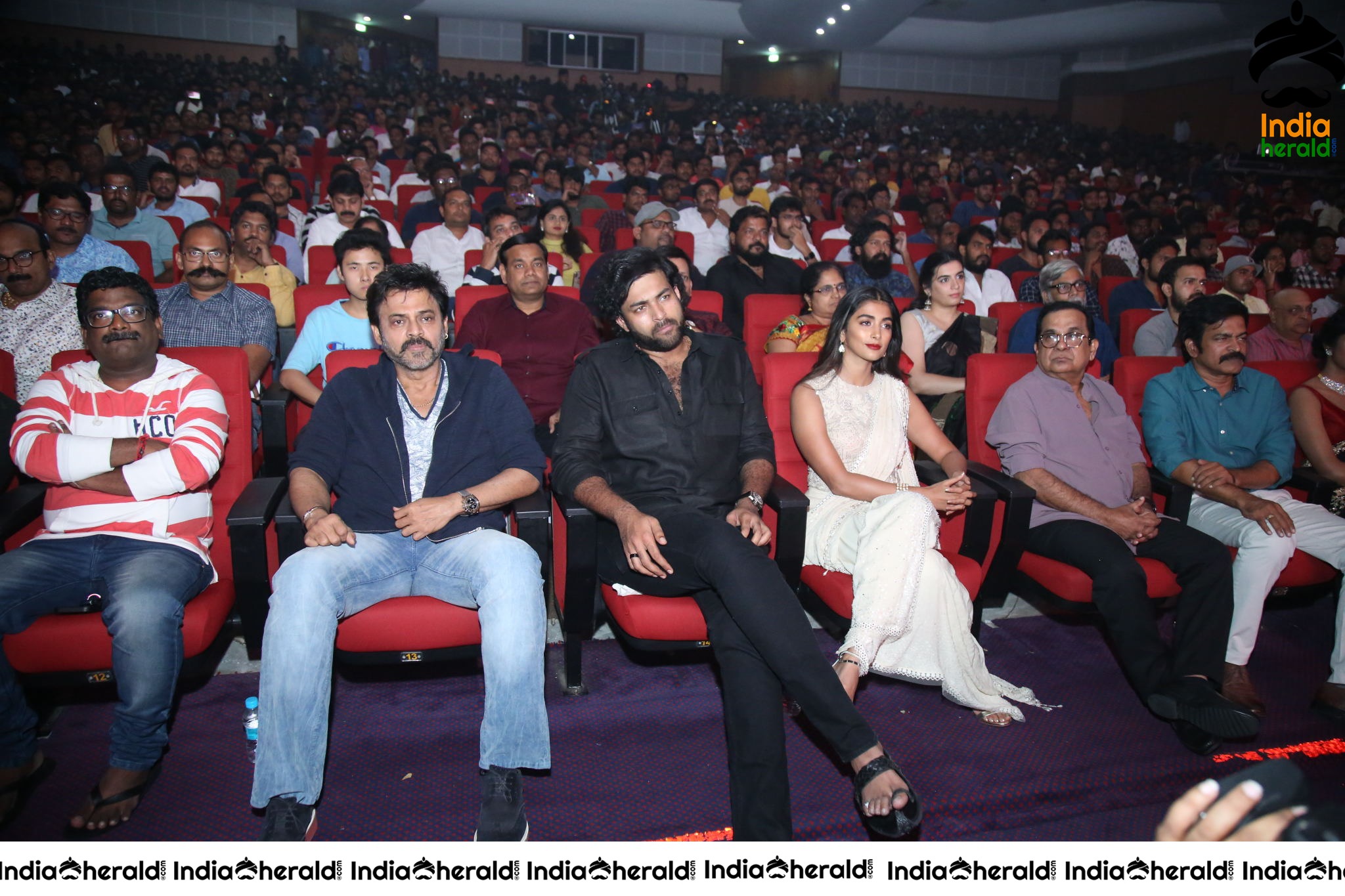 Victory Venkatesh And Varun Tej Spotted Chatting At the Event