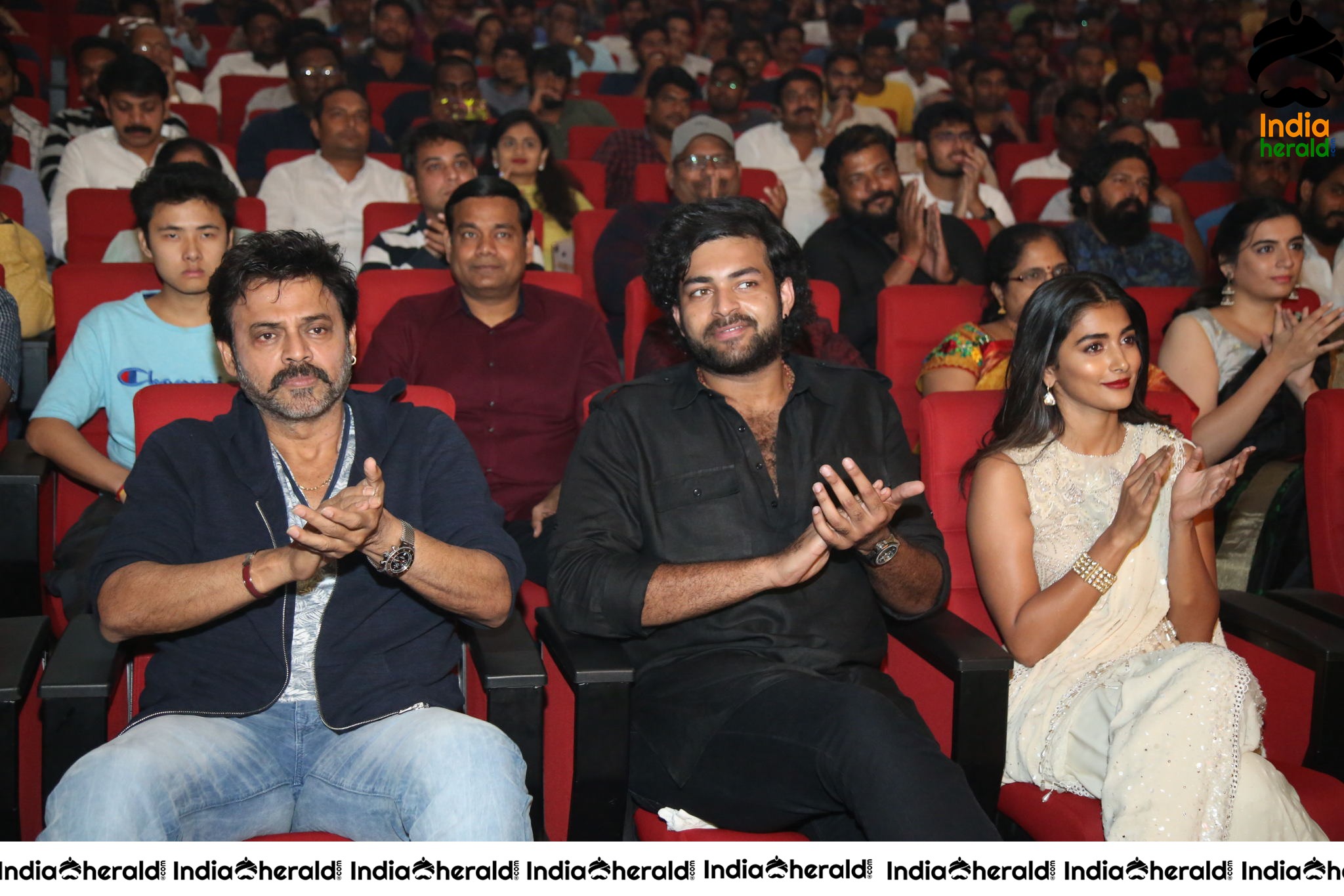 Victory Venkatesh And Varun Tej Spotted Chatting At the Event