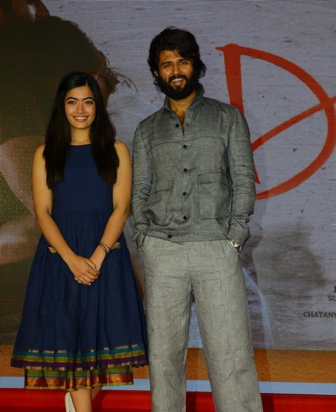 Vijay Deverakonda And Rashmika Mandanna at Dear Comrade Trailer Lauch