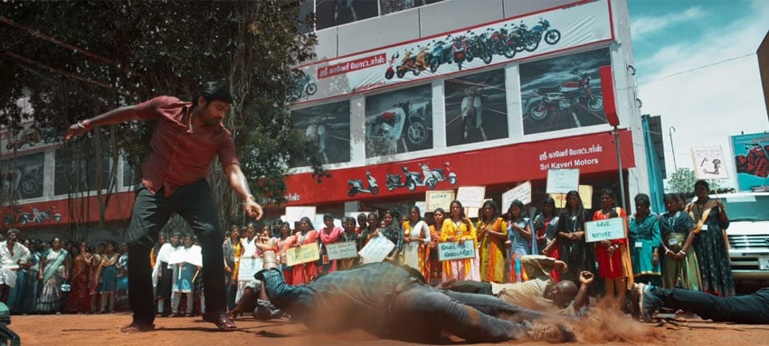 Vijay Sethupathi In Sangathamizhan Movie Stills