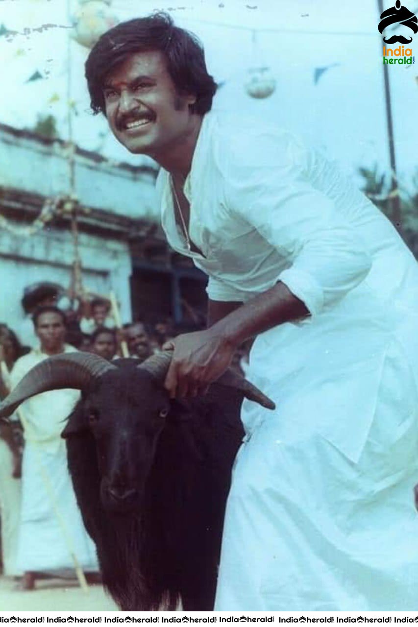 Vintage Rajini Unseen Blast from the Past Photo