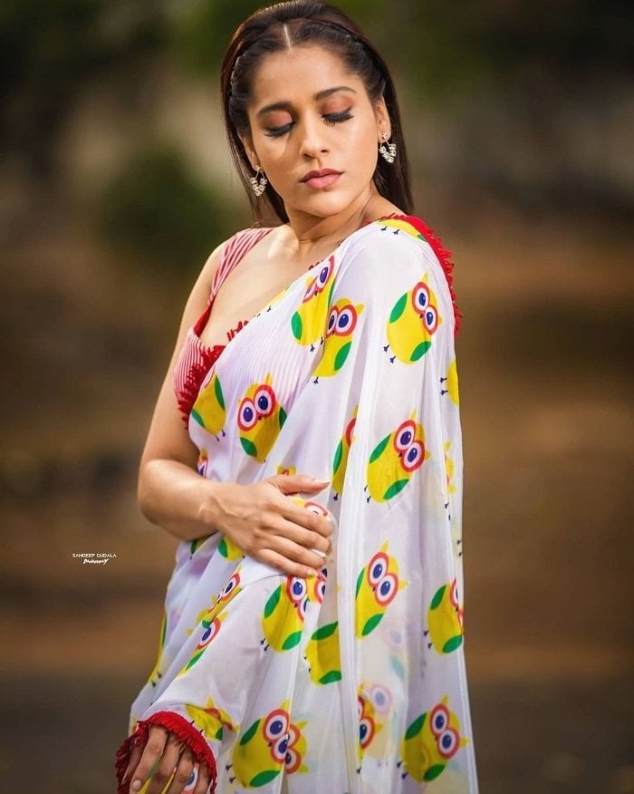 Anchor Rashmi Hot Images In Saree