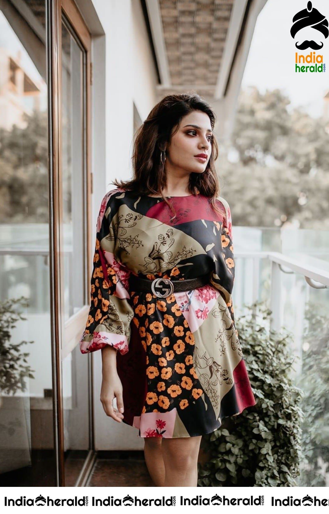 Aathmika Hot Thigh Show in Short Frock Photoshoot