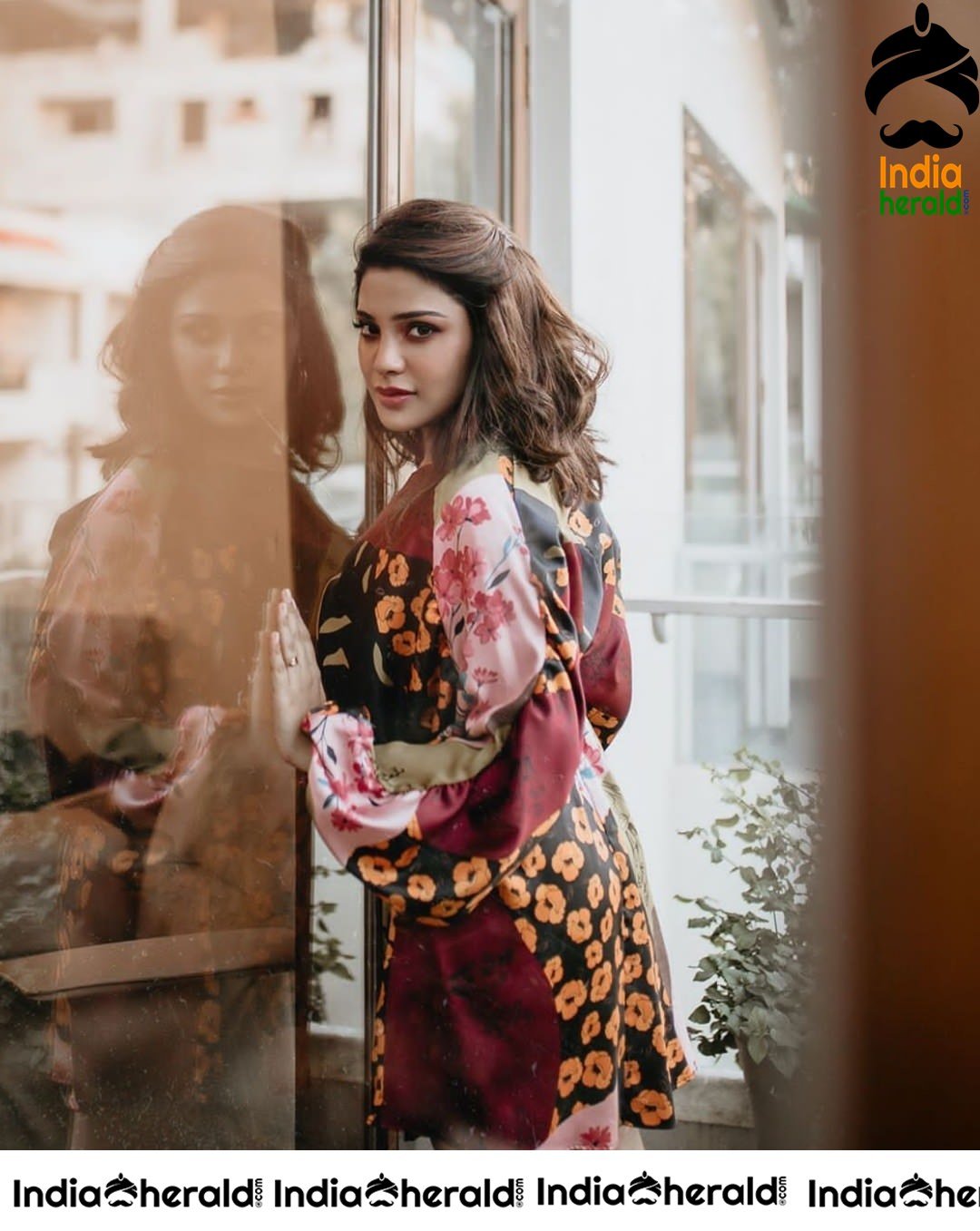 Aathmika Hot Thigh Show in Short Frock Photoshoot