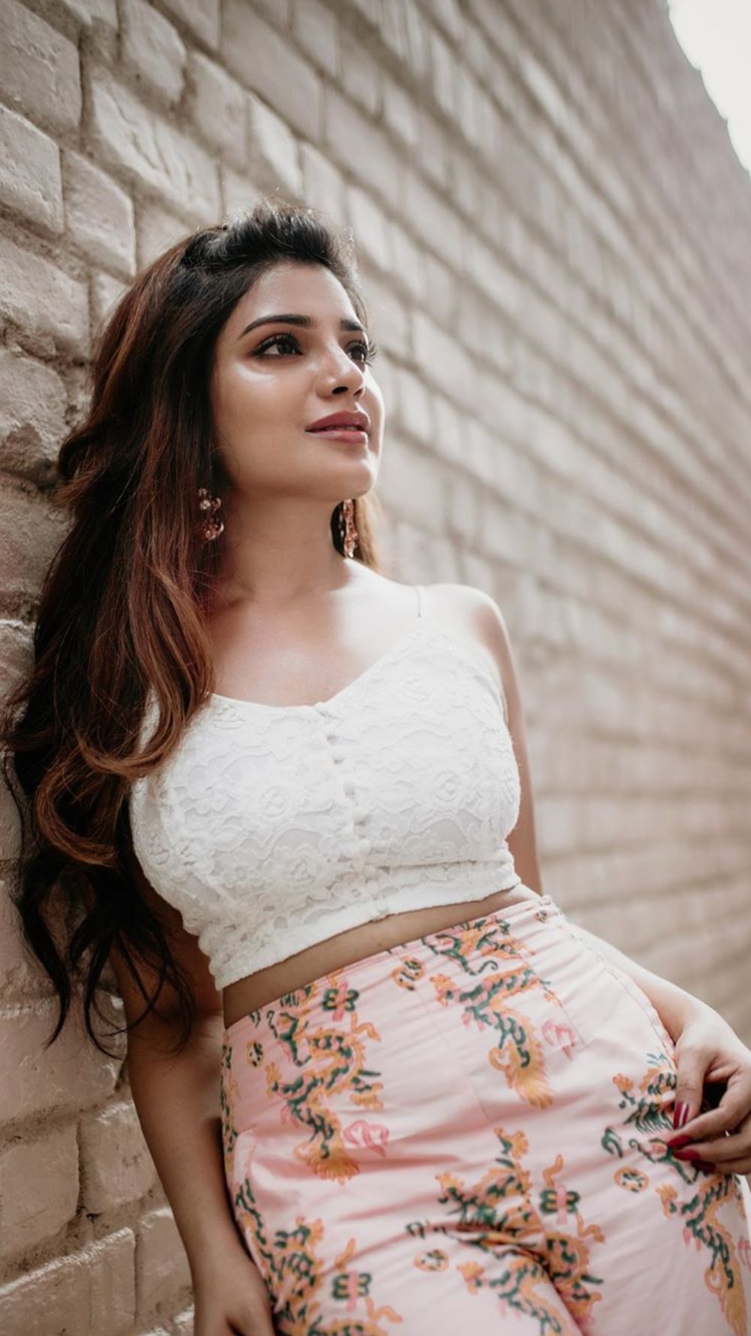 Aathmika Teasing Waistline Hot Photoshoot
