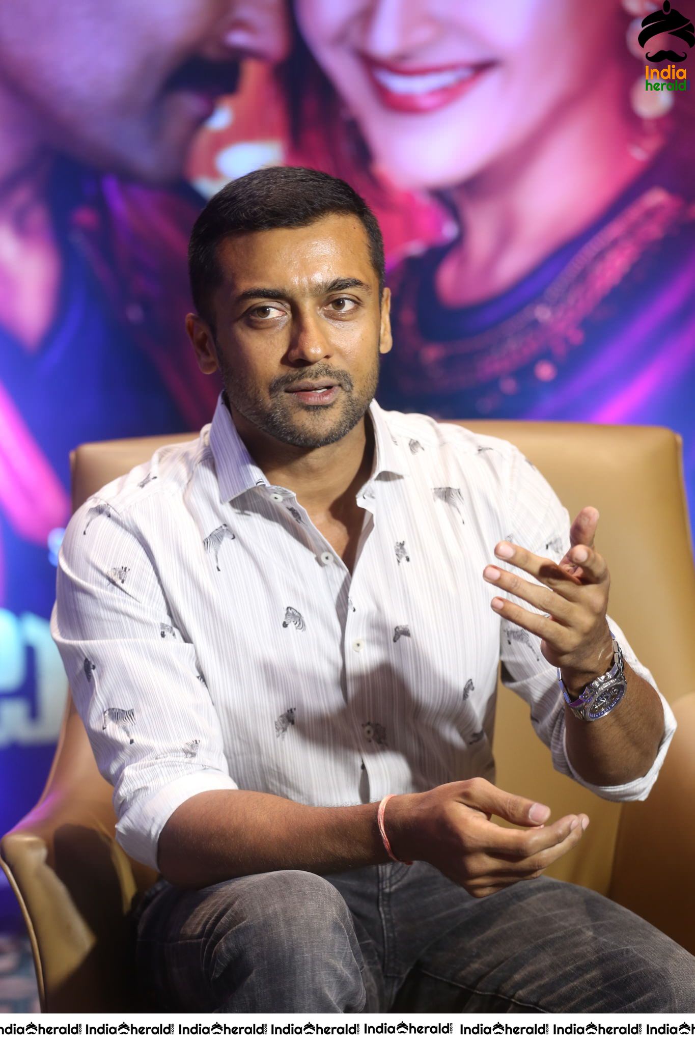 Actor Suriya Interview Stills for Bandobast Set 4