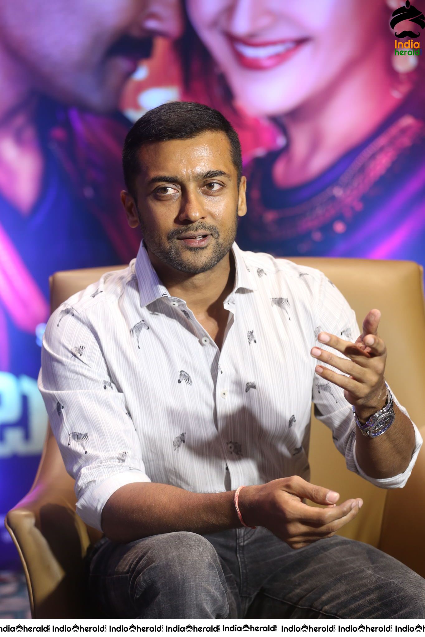 Actor Suriya Interview Stills for Bandobast Set 4