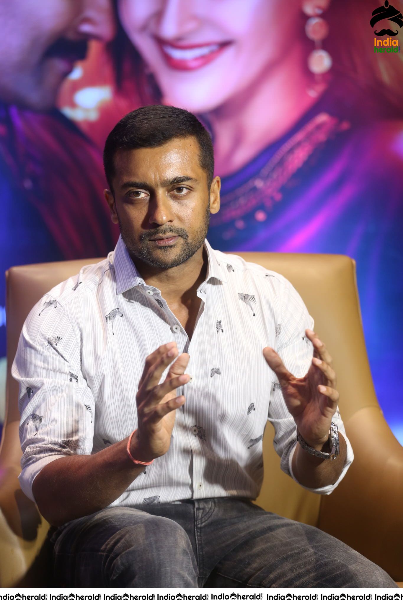 Actor Suriya Interview Stills for Bandobast Set 4