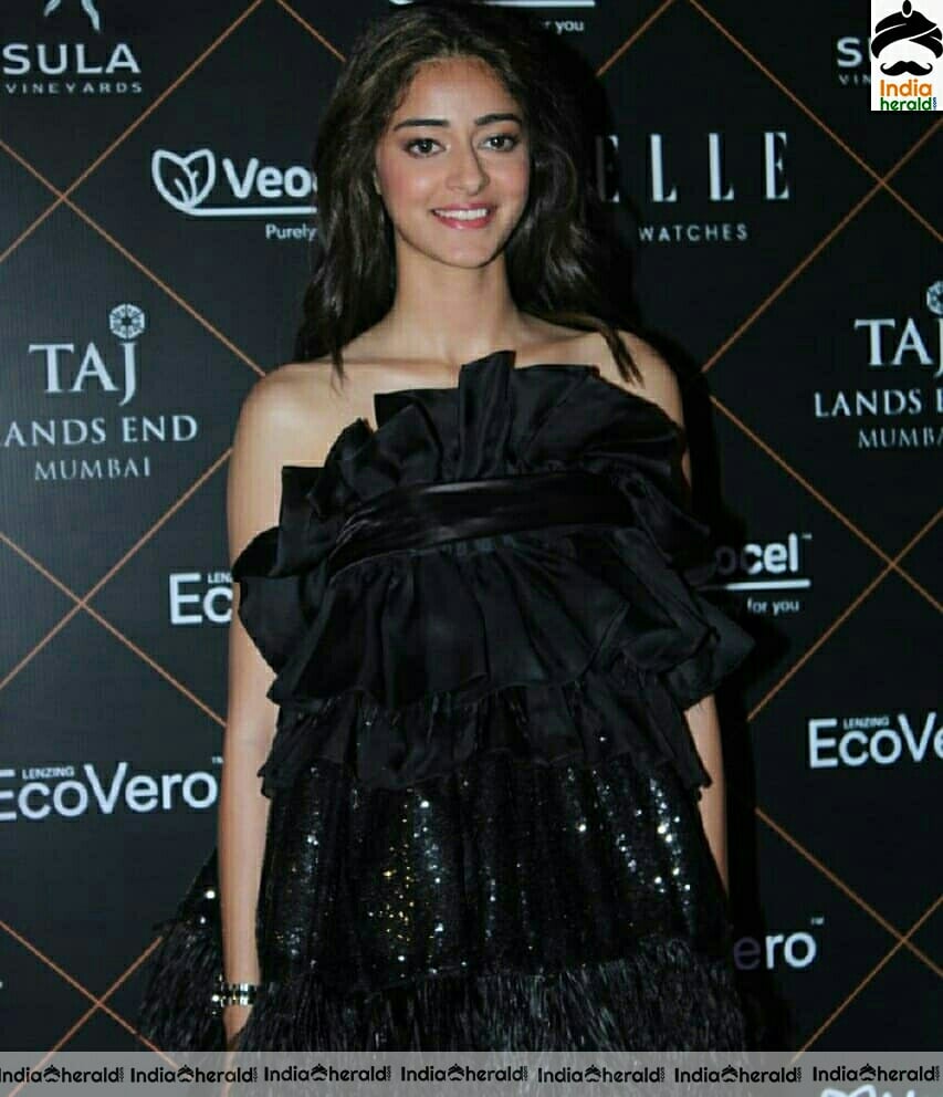 Actress Ananya Panday Hot Stills From Elle Beauty Awards 2019