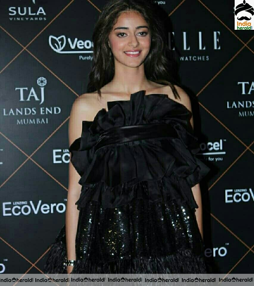 Actress Ananya Panday Hot Stills From Elle Beauty Awards 2019