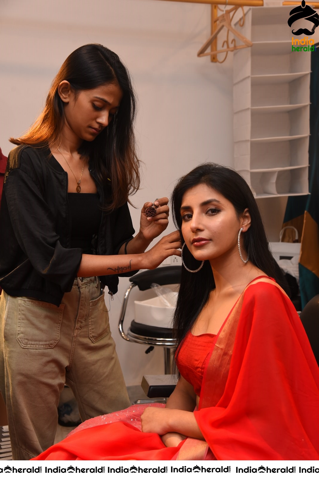 Actress Harshita Gaur gets Spa Treatment