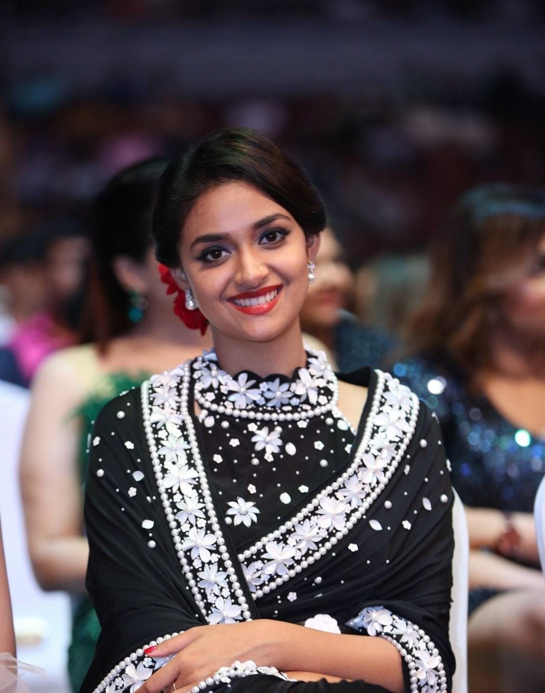 Actress Keerthy Suresh Stills From SIIMA Awards 2019