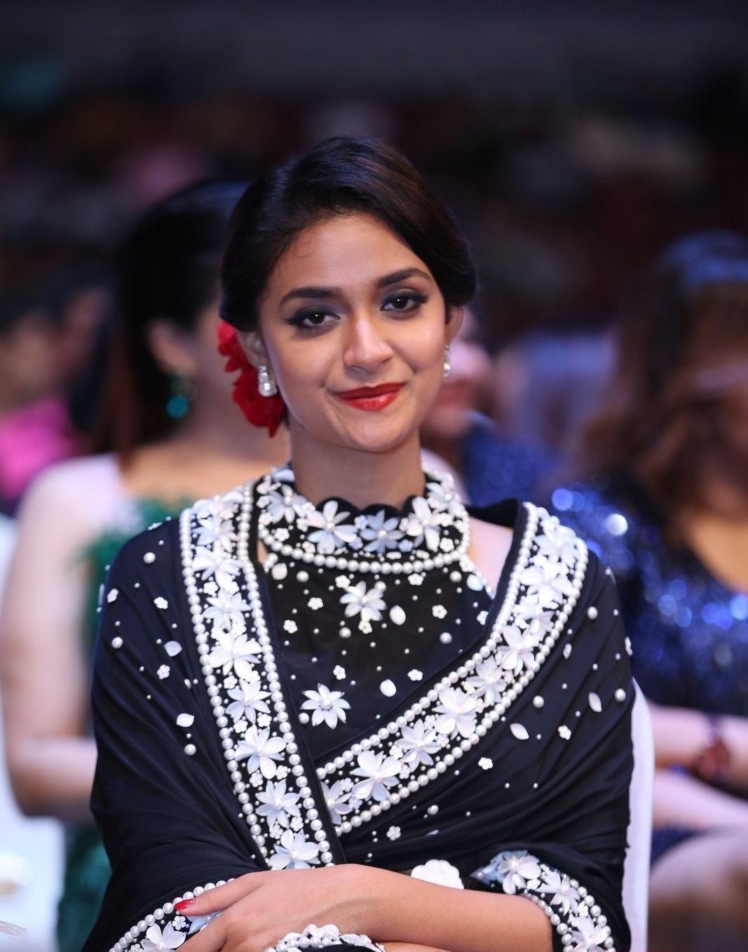 Actress Keerthy Suresh Stills From SIIMA Awards 2019