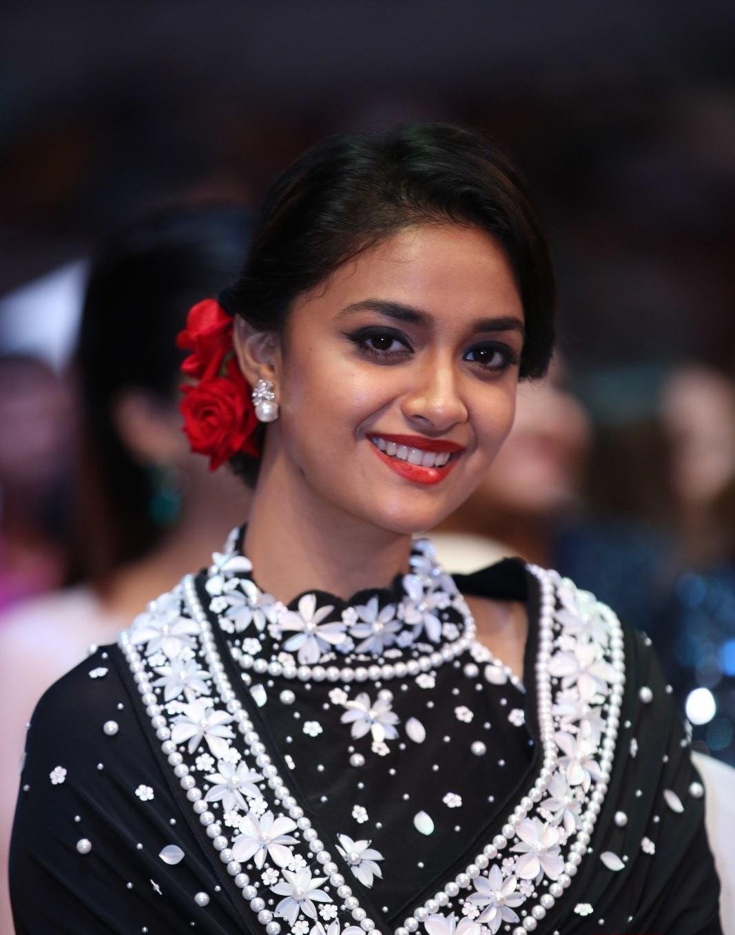 Actress Keerthy Suresh Stills From SIIMA Awards 2019