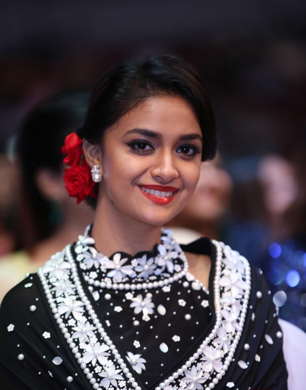 Actress Keerthy Suresh Stills From SIIMA Awards 2019