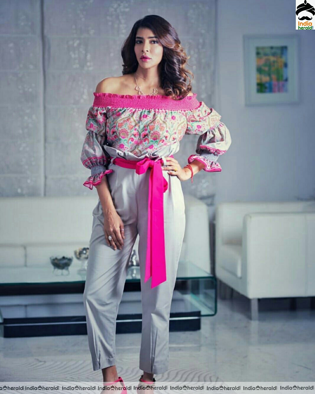 Actress Lakshmi Manchu Latest pink Photoshoot