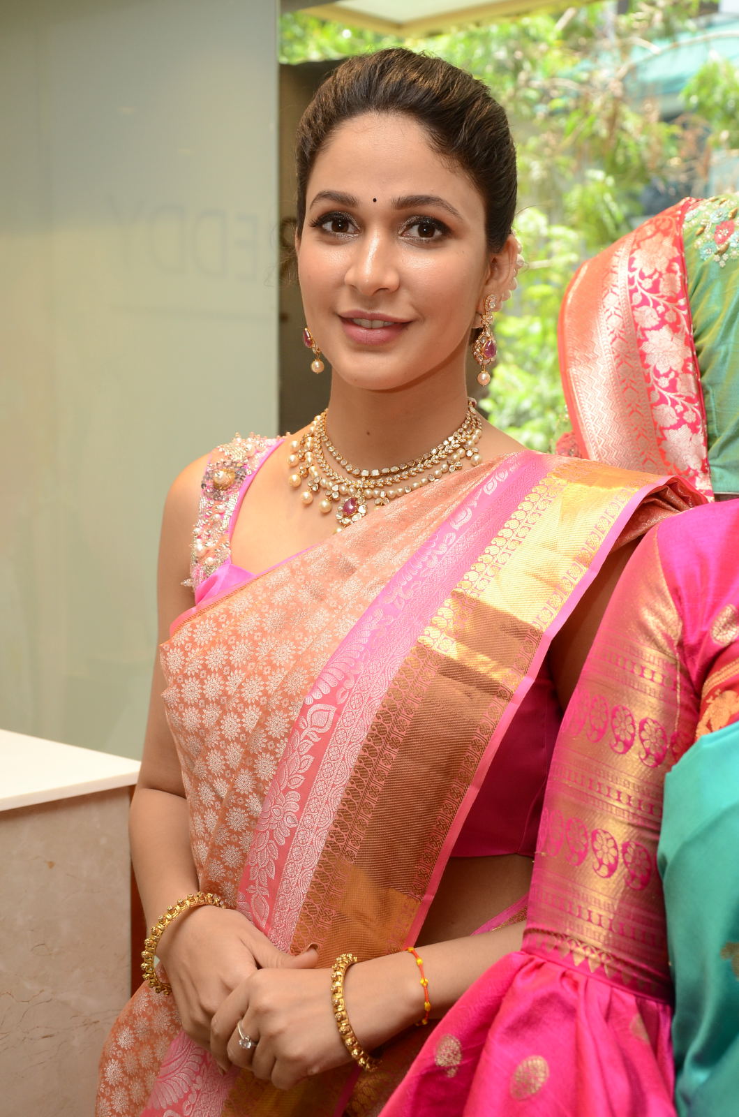 Actress Lavanya Tripathi Saree Set 2 Photos