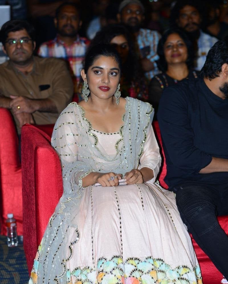 Actress Nivetha Thomas Stills From Brochevarevarura Movie Pre Release Event Set 1