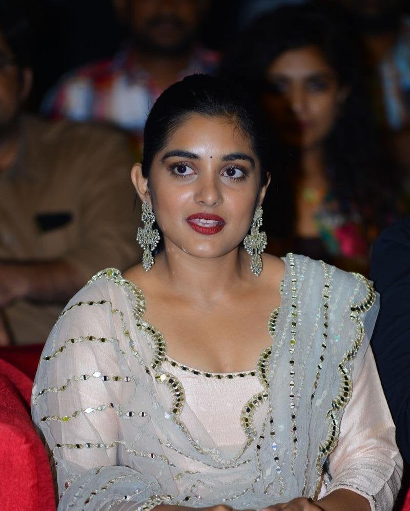 Actress Nivetha Thomas Stills From Brochevarevarura Movie Pre Release Event Set 1