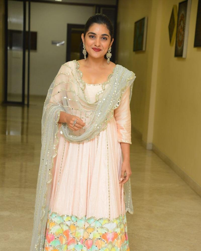 Actress Nivetha Thomas Stills From Brochevarevarura Movie Pre Release Event Set 2