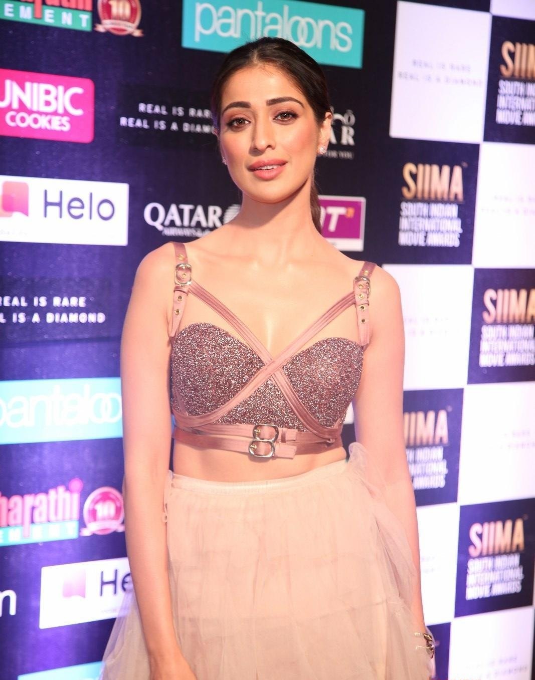 Actress Raai Laxmi Stills From SIIMA Award 2019 Red Carpet