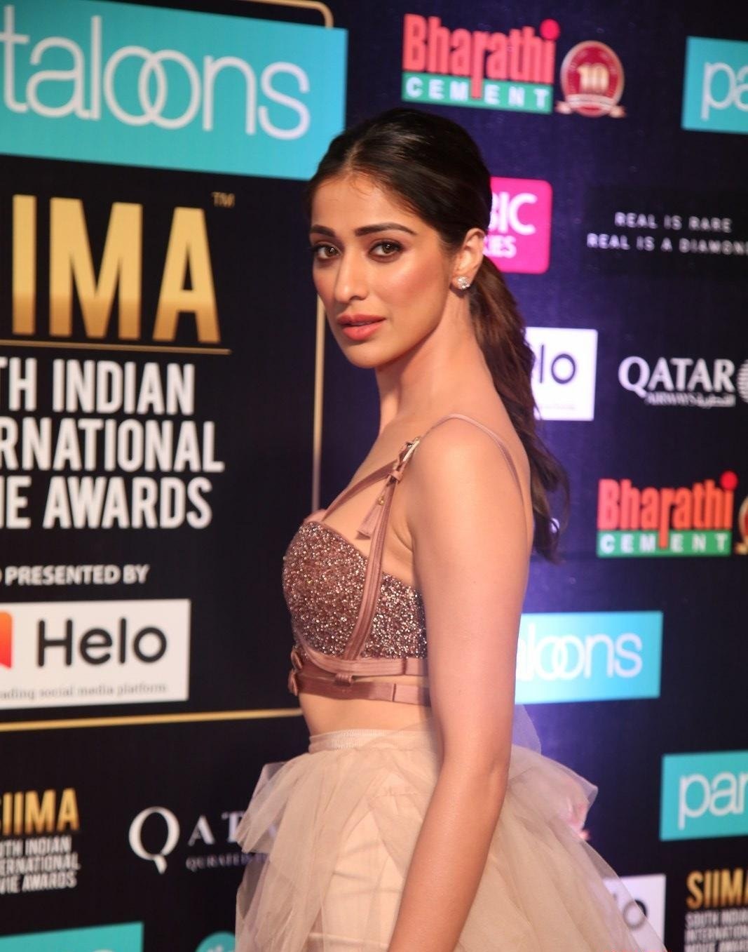 Actress Raai Laxmi Stills From SIIMA Award 2019 Red Carpet