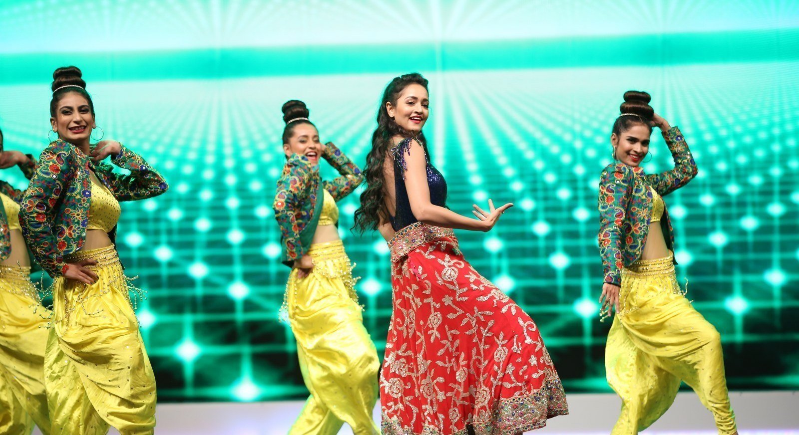 Actress Shanvi Srivastava Hot Dance Stills From SIIMA Awards 2019 Set 3