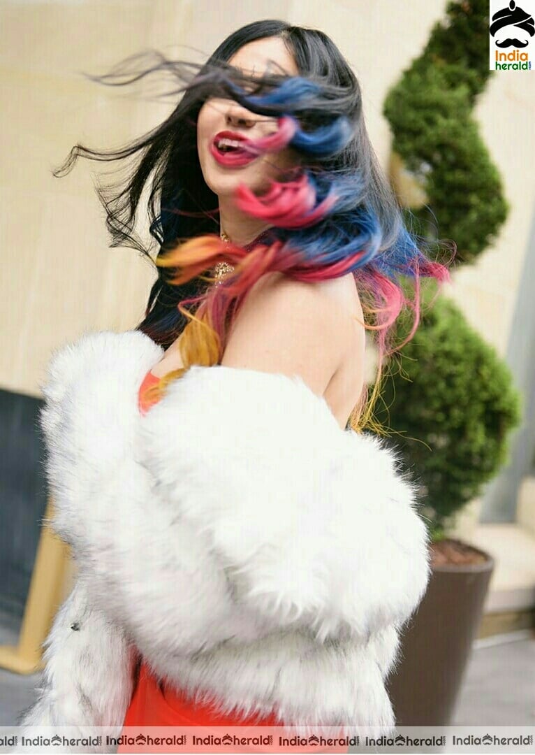 Adah sharma Hot Red Photoshoot Stills