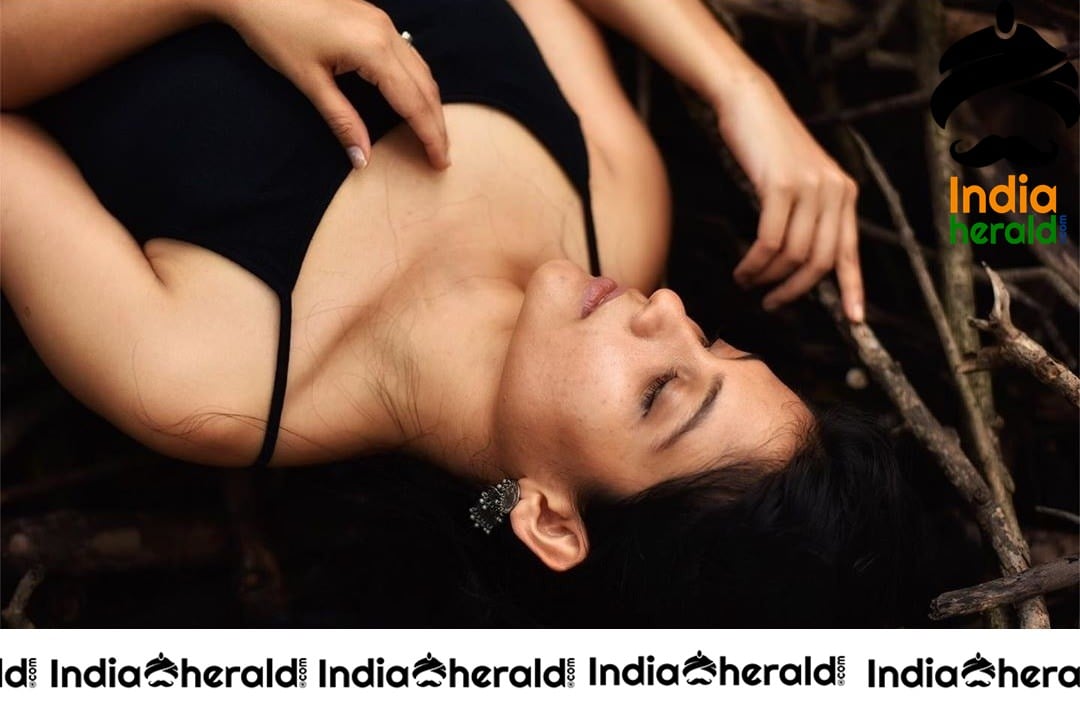 Aditi Balan Hot In Black Sleeveless Photoshoot