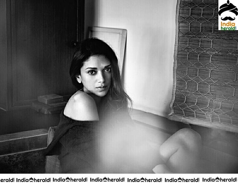 Aditi Rao Hot In Black And White Photoshoot