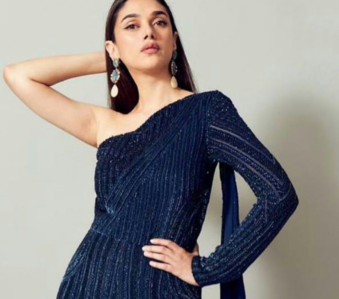 Aditi Rao Hydari Latest In Navy Blue Shoot